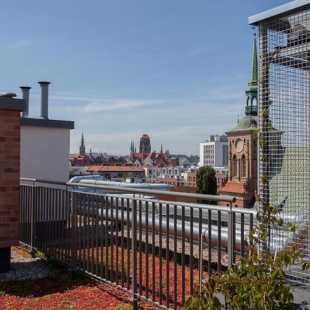 Gdansk, Dlugie Ogrody 18 - Rooftop Terrace, Parking Bagian luar foto