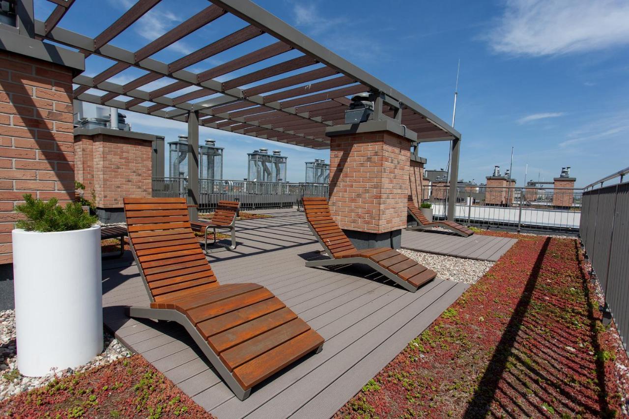 Gdansk, Dlugie Ogrody 18 - Rooftop Terrace, Parking Bagian luar foto